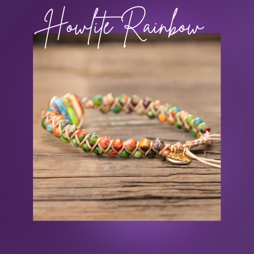 Heart Bracelet - Natural Jasper Stone