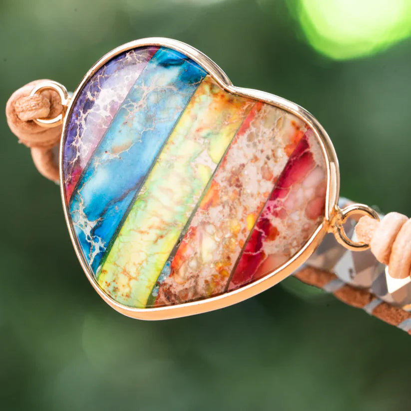 Lucy's Choice - Howlite Rainbow